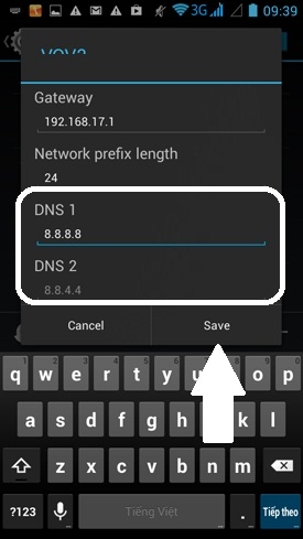 Hướng dẫn đổi DNS cho điện thoại Android - Hình minh họa 6