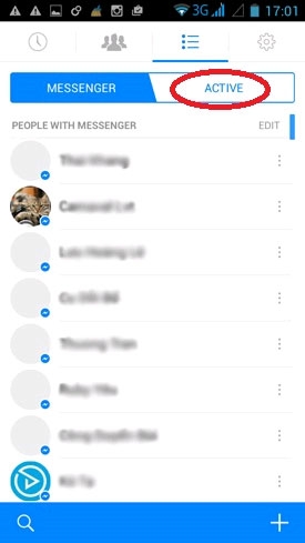 bước 2 ẩn nick Facebook Messenger trên Android