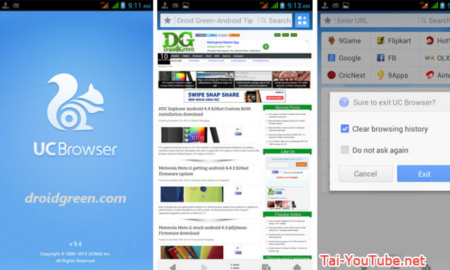 Hình 3 - Tải trình duyệt UC Browser cho hệ điều hành Android