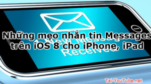 Hình 1 -  Những mẹo nhắn tin Messages trên iOS 8 cho iPhone, iPad