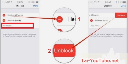 Hình 7 - Hướng dẫn cách chặn cuộc gọi, tin nhắn trên iPhone