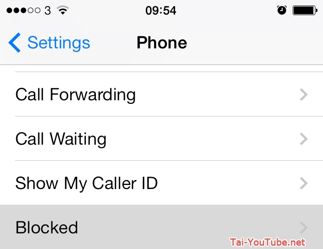 Hình 9 - Hướng dẫn cách chặn cuộc gọi, tin nhắn trên iPhone