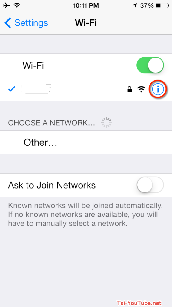 Hình 2 - Hướng dẫn cách đổi DNS cho iPhone, iPad nhanh