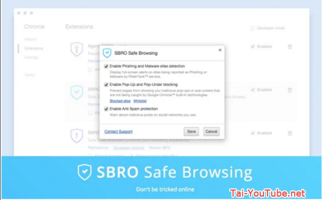Tải phần mềm ngăn chặn quảng cáo - SBRO Safe Browsing cho Windows + Hình 5