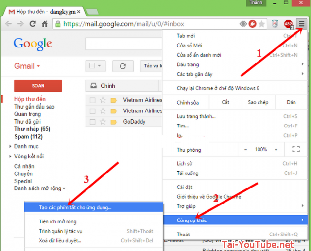 Hướng dẫn tạo ứng dụng Gmail cho máy tính PC, Laptop + Hình 2